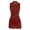 Burgundy, variant on Riismen Women's Lyrical Dance Leotard Dress Shiny Rhinestone Figure Skating Dress Dancewear Navy Blue S