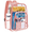 D-Pink, variant on Heavy Duty Clear Backpacks Large Capacity Transparent Waterproof Backpacks for School Stadium College,Black