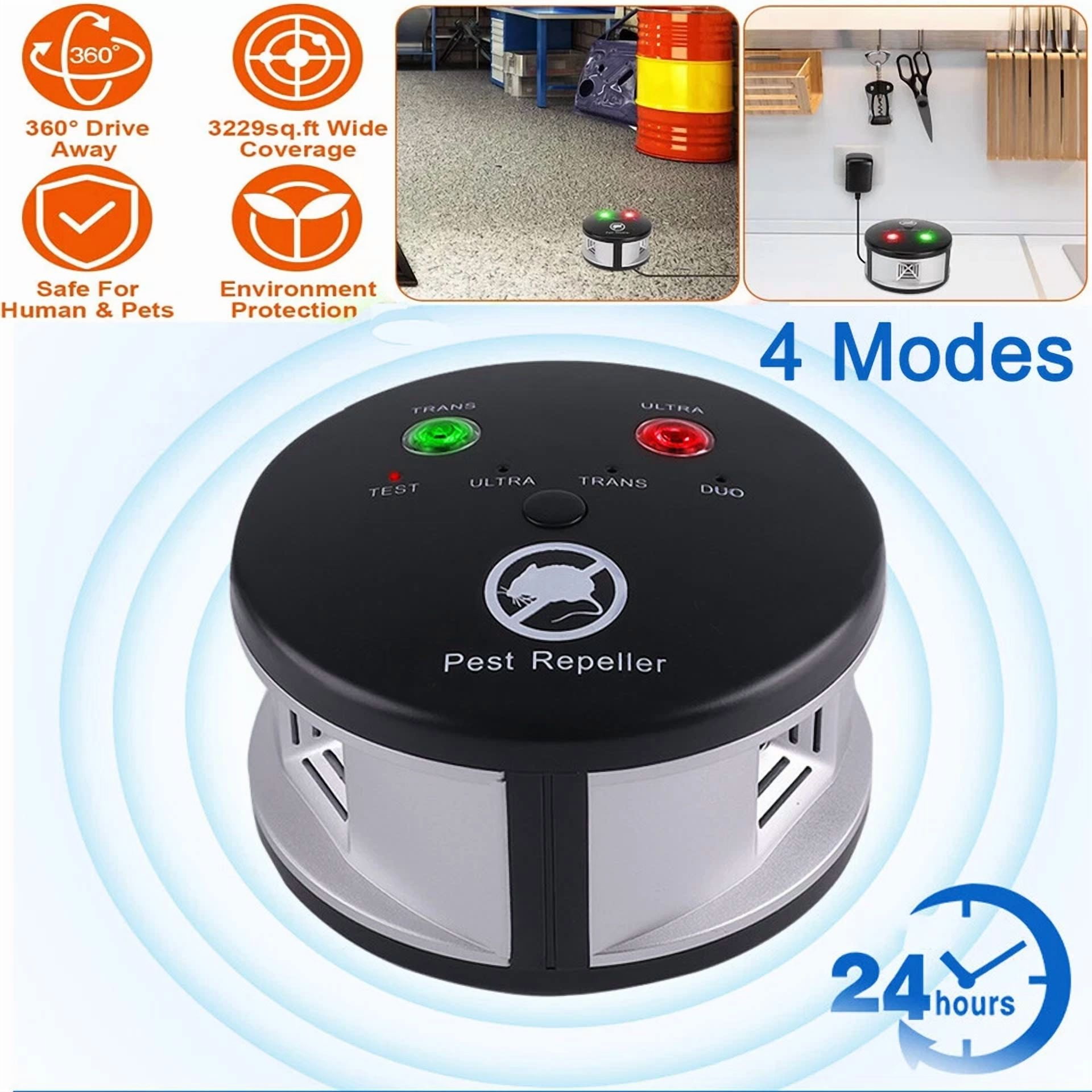 CIRCLE- Ultrasonic Repellent 360° Electronic Control Pest Rat Cat Mice Rodent Repeller