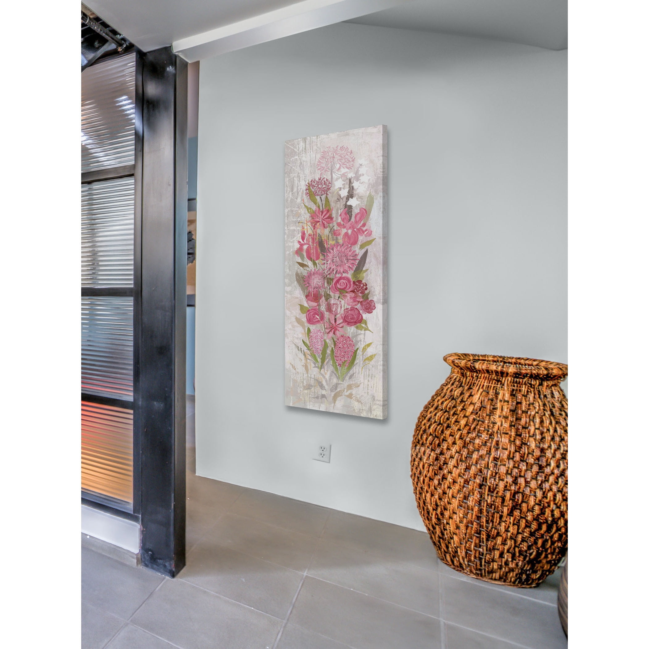 Marmont Hill "A Floral Frenzy Soft Pink I" Painting Print on Canvas