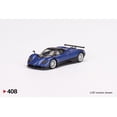 thumbnail image 1 of Mini GT 1:64 Pagani Zonda F Blu Argentina MGT00408-CH LHD Mini Cochezhangyuxiang, 1 of 3
