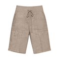 thumbnail image 6 of DHFJKG Linen Shorts For Women Lightweight High Waisted Relaxed Fit Wide Leg Casual Drawstring Summer Shorts, 6 of 6