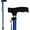 Blue, variant on XX Walking Cane - Adjustable Walking Stick - Lightweight Aluminum Offset Cane with Ergonomic Handle and Wrist Strap - Ideal Daily Living Aid for Limited Mobility