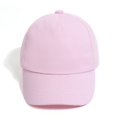 thumbnail image 2 of JAHH 2024 Toddler Fashion Caps Children's Baseball Summer Boys and Girls Solid Color Visor Hat Outdoor Casual Net Cap for Cute Breathable Headgear(0-1 Years,Pink), 2 of 4