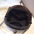 thumbnail image 5 of Women's Punk Style Women's Chain Shoulder Bag (Black), 5 of 5