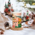 thumbnail image 2 of Yayeee Flameless Candles with Remote Flickering Battery Operated Multi Color Changing, Pink Cityscape Painting, 2 of 7