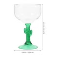 thumbnail image 5 of CHICHUMID Cactus Decorative Cup Transparent 1Pc 6.21X4.09X4.09in, 5 of 8