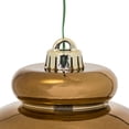 thumbnail image 2 of Vickerman 14" Mocha Shiny Finial Ornament, 2 of 3