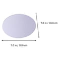 thumbnail image 4 of SEWACC 2Pcs Round Acrylic Reflective Mirrors for Crafts and Photography Background 18X7.1X0.1in, 4 of 6