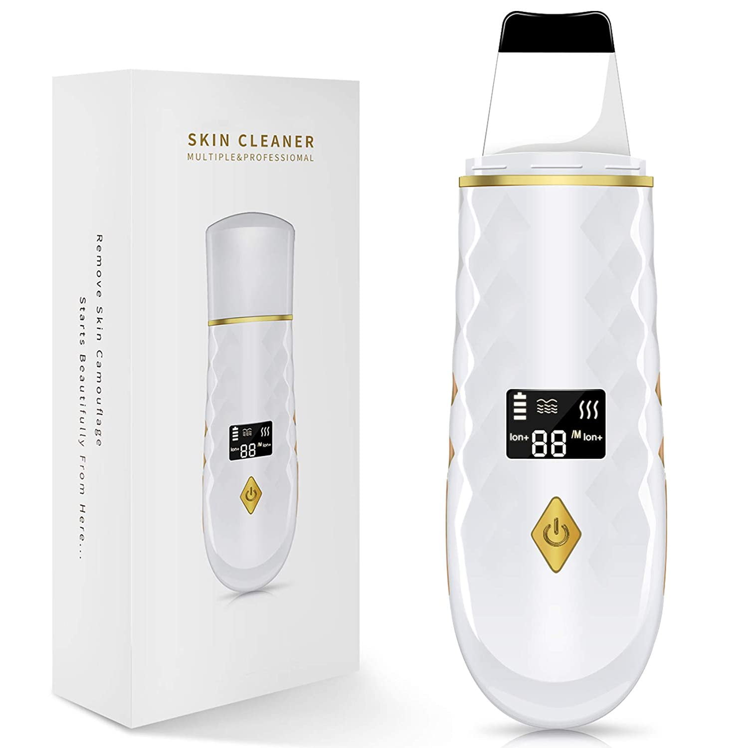 SHELLTON Skin Scrubber, Skin Spatula, Blackhead Remover, Pore Cleaner