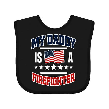 

Inktastic Daddy is a Firefighter Gift Baby Boy or Baby Girl Bib