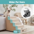 thumbnail image 2 of Pet Stairs COZY KISS de 5 niveles para perros pequeños, 60 x 75 x 60 cm, color beige, 2 of 8