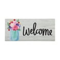 thumbnail image 3 of Evergreen Indoor Outdoor Doormat Bundle Set of 5 - Frame and 4 Welcome Seasonal Inserts Pumpkins Lemonade Snowman Floral, 3 of 9