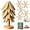 White-5PCS  B4, variant on Minibee Tree Trivet Set – Premium Natural Tree Trivet Set with 5 Heat-Resistant Trivets & Tree Stand, Perfect for Kitchen and Dining Table
