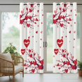 thumbnail image 5 of Outdoor Curtains for Patio Waterproof, Red Valentines Day Outdoor Privacy Panels Grommet, Red Love Heart Tree Blackout Outside Curtains for Porch/Cabana/Pergola/Gazebo 54"x95", 1 Panel, 5 of 8