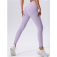 thumbnail image 3 of Conjunto de yoga ajustado de secado rápido for mujer, traje deportivo for correr con bolsillo, transpirable, de dos piezas, estilo nude, 3 of 5