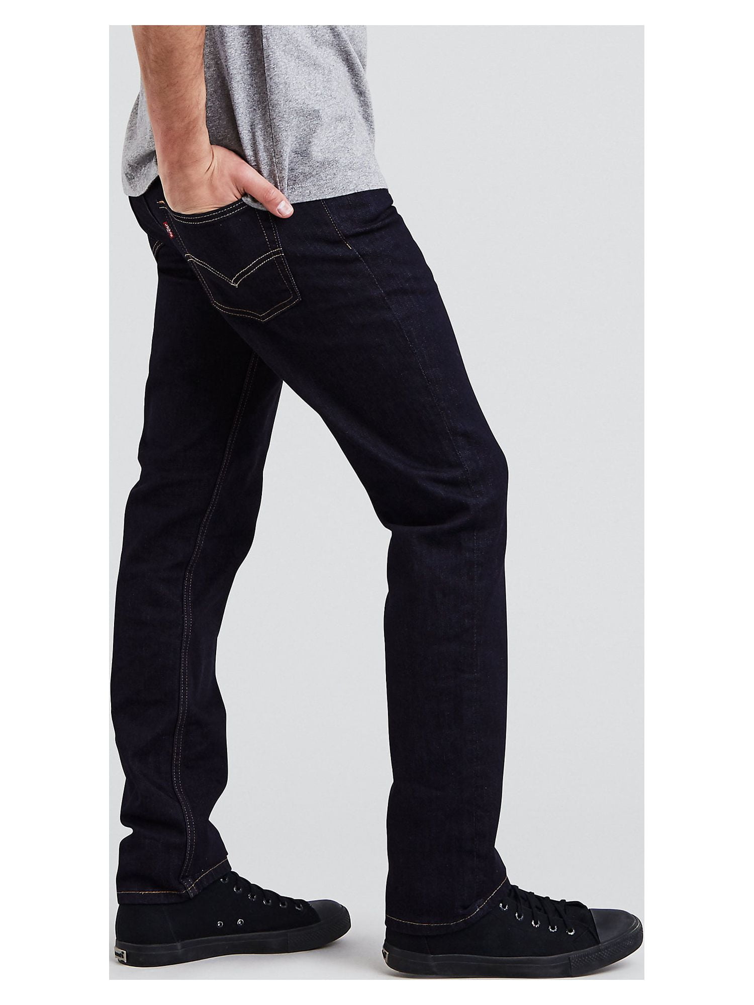 Levis 511 black stretch hot sale