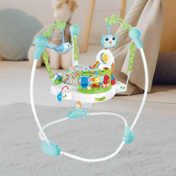 Hamaca interactiva para bebes Actividades de descubrimiento de bebes Rebotes Centro de juegos interactivo con rotacion de 360 degree para ninos pequenos a Azul Bodega Aurrera en linea