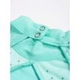thumbnail image 7 of YONGHS Kids Girls Rhinestones Sleeveless Hollow Back Gymnastics Leotard Full Body Jumpsuit Romper Mint Green 12, 7 of 7