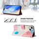 thumbnail image 3 of For iPhone 15 Plus Case Pattern Printing Wallet Phone Cover with Strap - Graffiti, 3 of 5