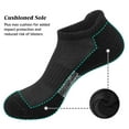 thumbnail image 4 of Loritta Womens Ankle Socks, Athletic Running Socks Cushioned Colored Socks 6 Pairs, Size 6-8, 4 of 6