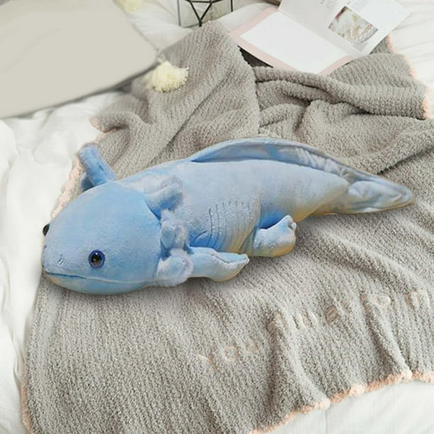 Almohada de Axolotl CUTICAT peluche suave juguete de compañía 17,72 pulgadas
