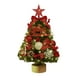 thumbnail image 1 of Matsuzay Pequeños adornos de escritorio para el hogar, miniárboles de Navidad para el hogar, amigos duraderos y confiables Kits de decoración para fiestas 45cmRojo, 1 of 6