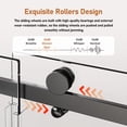 thumbnail image 4 of 56-60" W x 60" H Frameless Single Sliding Shower Door, 5/16" Tempered Glass, 4 of 9