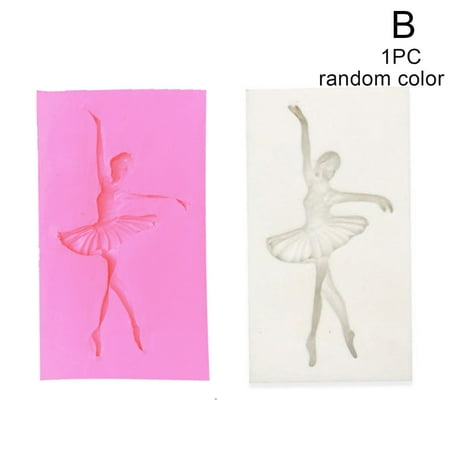 

Sugarcraft Silicone Mould Dancer Ballet Fondant Mold DIY Decorating H2 Tool CS M1O6