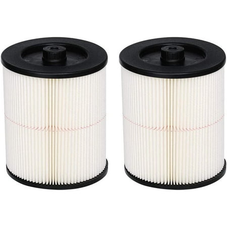 

2 Pack Vacuum Replacement Cartridge Filter for craftsman shop vac filter 17816 9-17816 38755 Wet/Dry Canister Shop Vac Vacuum Filter