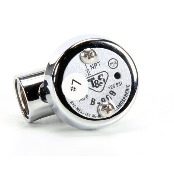 T&S Brass Vacuum Breaker, 1/2 Npt Inlet & Outlet, Atmospher B-0969 - Genuine OEM Replacement Part