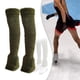 thumbnail image 5 of 2 calentadores de piernas para patinaje artístico, cómodos, ligeros y decorativos. Verde, 5 of 8