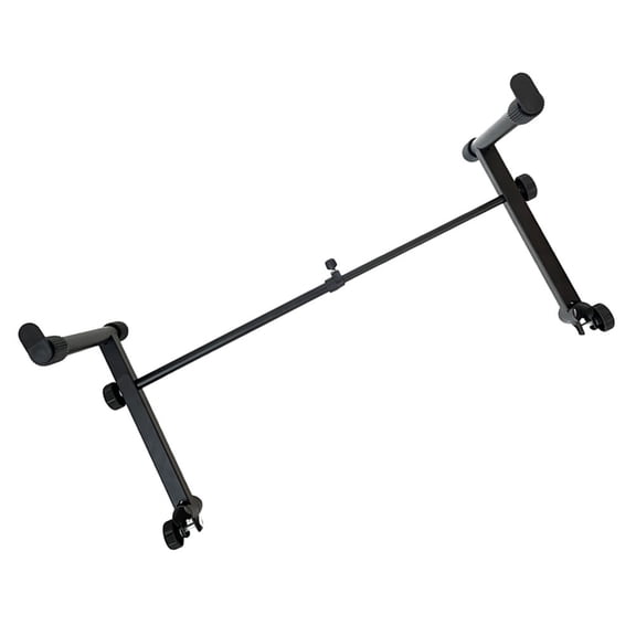 LOLIPPYY Adjustable Keyboard Stand Extension Rack, 1 Set Black Plastic with Height Adjustment for Performance