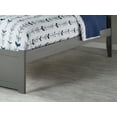 thumbnail image 6 of Newport Platform Bed with Flat Panel Foot Board and 2 Urban Bed Drawers, Full, Gray, 6 of 6