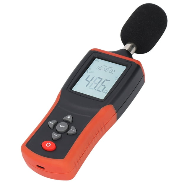 Medidor De Nivel De Sonido, Probador SPL Digital Con Batería 30-130 DB Para Taller Fábrica Coche
