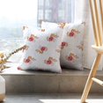 thumbnail image 6 of LALILO Throw Pillow Covers Floral With Peony Accent Art Artwork Beautiful Cushion Cover 18" x 18", 2 Pack, 6 of 6