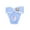 Blue, variant on Frogued Pet Menstrual Pants Female Dog Diapers Sanitary Panties Breathable Dog Period Pads Underwear for Small Medium Dogs (Blue,S)