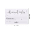 thumbnail image 2 of FRCOLOR 50pcs Writable Wedding Table Cards Blessing Cards Banquet Table Note Cards Wedding Supplies Bridal Shower Mr and Mrs Wishes Cards, 2 of 7