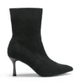 thumbnail image 2 of DREAM PAIRS Women's Ankle Booties Sexy Pointed Toe Stiletto Mid Heel Knit Sock Boots Shoes, 2 of 6