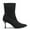 BLACK/KNITTING, variant on DREAM PAIRS Women's Ankle Booties Sexy Pointed Toe Stiletto Mid Heel Knit Sock Boots Shoes