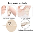 thumbnail image 4 of Armpit Sweat Pads Reusable Underarm Sweat Guards with Shoulder Strap, Comfortable and Breathable (Nude), 4 of 4