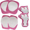 thumbnail image 3 of Kit Casco Protecciones Bicicleta Patines Patinar Niña Little monkey Rodillera Muñequera Codera, 3 of 7