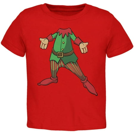 

Christmas Happy Elf Red Toddler T-Shirt - 3T