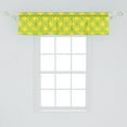 thumbnail image 2 of Ambesonne Lime Green Valance Pack of 2, Lemon Lime Pop Art, 54"X12", Yellow Lime Green, 2 of 3