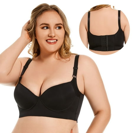 Ramiter Lingerie for Women Women s Marks Jelly Underwire Latex And Sexy No Underwear Glue Bra without Semi-Liquid V Black
