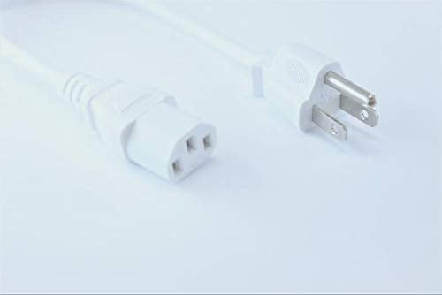 OMNIHIL White 8 Feet Long High Speed USB 2.0 Cable Compatible with Samsung SDP-900DXRN 