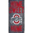 thumbnail image 2 of Ohio State Buckeyes Wood Sign - Home Sweet Home 6"x12", 2 of 2