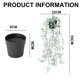 thumbnail image 2 of Plantas colgantes artificiales realistas, plástico ecológico no tóxico para espacios de bricolaje personalizados (2 piezas), 2 of 7