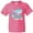 Neon Pink, variant on Inktastic My Great Grandma Loves Me with Cute Sharks Youth T-Shirt