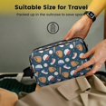 thumbnail image 5 of Toiletries Bag,Baseball Gear Pattern Mens Womens Toiletry Bag Bathroom Bag,Waterproof Toiletry Travel Bag Dopp Kit Shaving Bag 11x6.3x5.1 Inch, 5 of 5